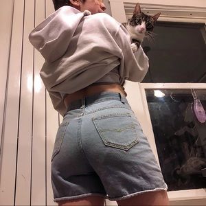 High Waisted Jean Shorts